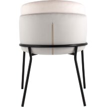 Стул Stool Group обеденный Дабл велюр серый с розовой вставкой