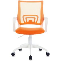Кресло Бюрократ CH-W695NLT оранжевый TW-38-3 TW-96-1 сетка/ткань крестовина пластик пластик белый