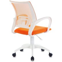 Кресло Бюрократ CH-W695NLT оранжевый TW-38-3 TW-96-1 сетка/ткань крестовина пластик пластик белый