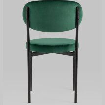 Стул Stool Group для кухни Бриф велюр зелёный ножки металл