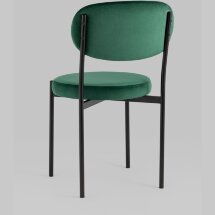 Стул Stool Group для кухни Бриф велюр зелёный ножки металл