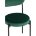 Стул Stool Group для кухни Бриф велюр зелёный ножки металл 