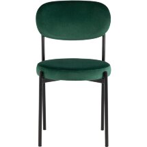 Стул Stool Group для кухни Бриф велюр зелёный ножки металл
