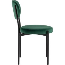 Стул Stool Group для кухни Бриф велюр зелёный ножки металл