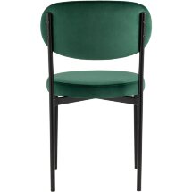 Стул Stool Group для кухни Бриф велюр зелёный ножки металл