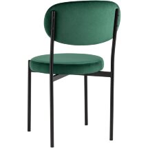 Стул Stool Group для кухни Бриф велюр зелёный ножки металл