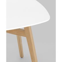 Стол обеденный Target 80*80 белый ножки массив бука
