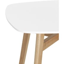 Стол обеденный Target 80*80 белый ножки массив бука