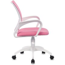 Кресло Бюрократ CH-W695NLT розовый TW-06A TW-13A сетка/ткань крестовина пластик белый