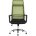 Компьютерное кресло TopChairs TopChairs Style офисное зеленое в обивке с сеткой, регулировка по высоте и механизм качания Top 