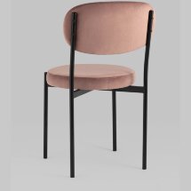 Стул Stool Group для кухни Бриф велюр пыльно-розовый ножки металл