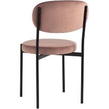 Стул Stool Group для кухни Бриф велюр пыльно-розовый ножки металл