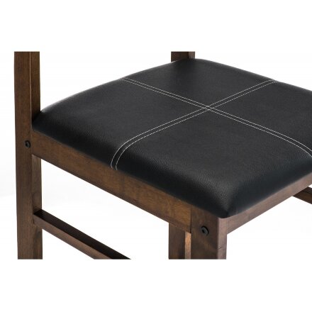 Обеденная группа Bahamas (стол и 4 стула) oak / black 