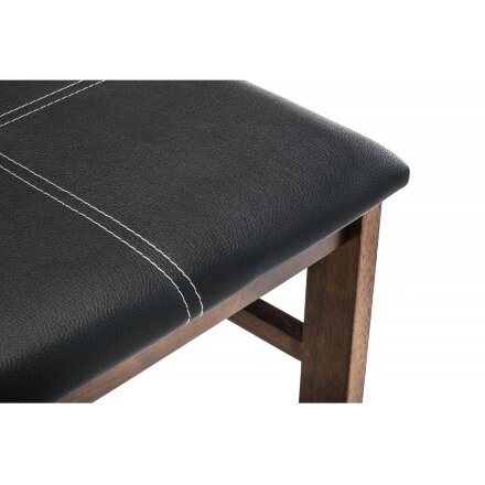 Обеденная группа Bahamas (стол и 4 стула) oak / black 
