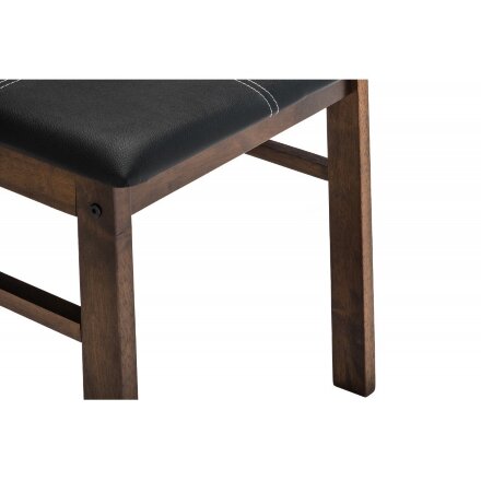 Обеденная группа Bahamas (стол и 4 стула) oak / black 