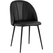 Стул Stool Group Логан экокожа черный