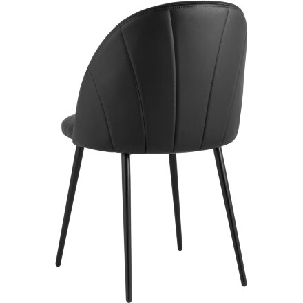 Стул Stool Group Логан экокожа черный 