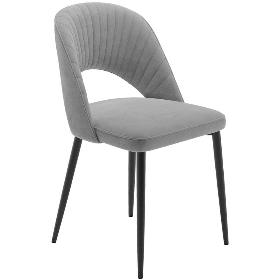 Стул DikLine 448 B22 GREY, ножки черные 