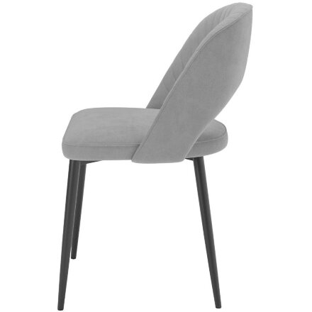 Стул DikLine 448 B22 GREY, ножки черные 