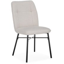 Стул на металлокаркасе Denis beige / black