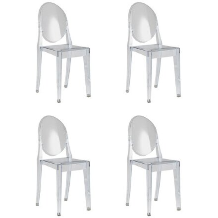 Стул Victoria Ghost NEW прозрачный 4 шт. 