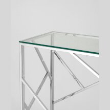 Консоль АРТ ДЕКО 120х40 серебро