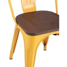 Стул TOLIX WOOD желтый