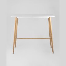 Стол барный Eames DSW белый