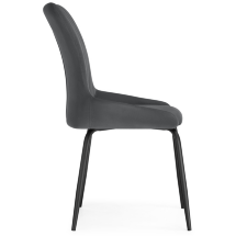 Стул на металлокаркасе Lado green / black