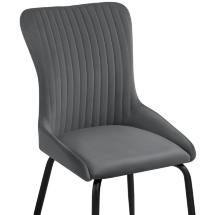 Стул на металлокаркасе Lado green / black