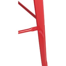 Стул барный TOLIX WOOD красный глянцевый