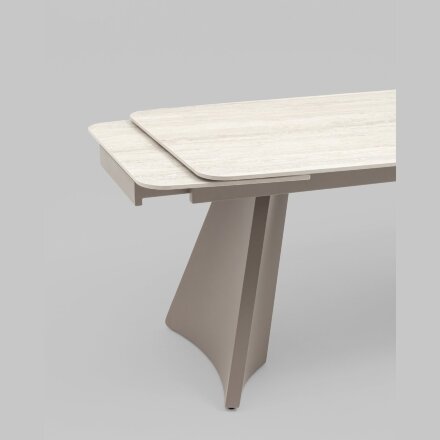 Стол обеденный Eliora 160-240*90 см серая керамика 