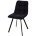 Стул CHILLI-Q SQUARE черный #H75, велюр / черный каркас, 4 шт./1 к, М-City 