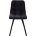 Стул CHILLI-Q SQUARE черный #H75, велюр / черный каркас, 4 шт./1 к, М-City 