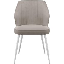 Стул DikLine 222М B03 BEIGE, ножки белые