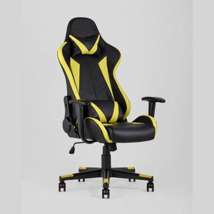 Кресло игровое TopChairs Gallardo желтое 