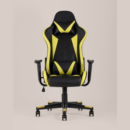 Кресло игровое TopChairs Gallardo желтое 