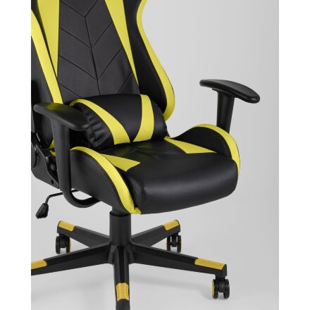 Кресло игровое TopChairs Gallardo желтое 