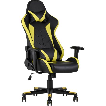 Кресло игровое TopChairs Gallardo желтое 