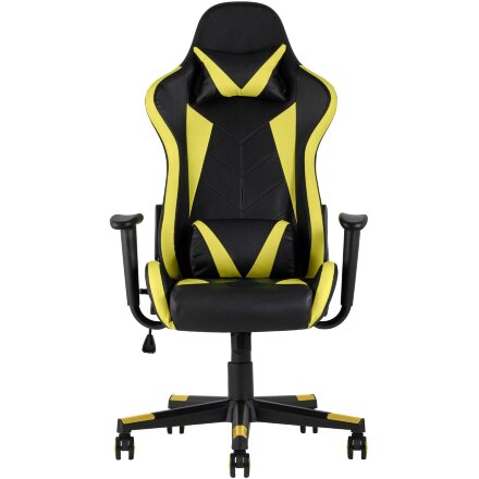 Кресло игровое TopChairs Gallardo желтое 
