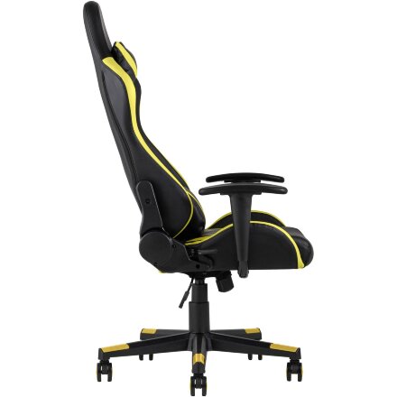 Кресло игровое TopChairs Gallardo желтое 
