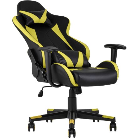 Кресло игровое TopChairs Gallardo желтое 