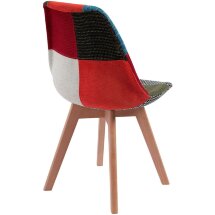 Стул Stool Group Jerry Soft Patchwork обивка ткань ножки массив дерева