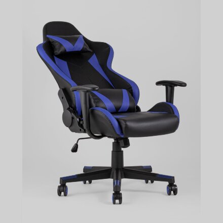 Кресло игровое TopChairs Gallardo синее 