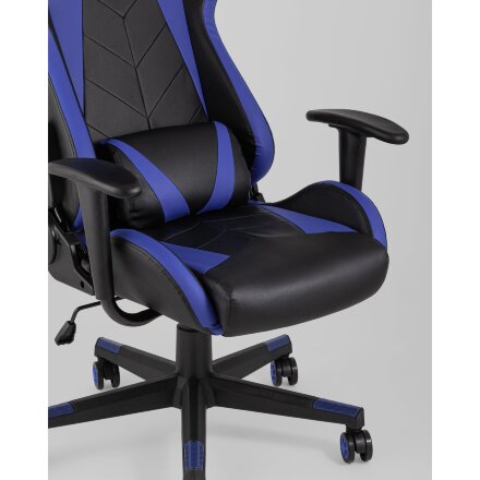 Кресло игровое TopChairs Gallardo синее 