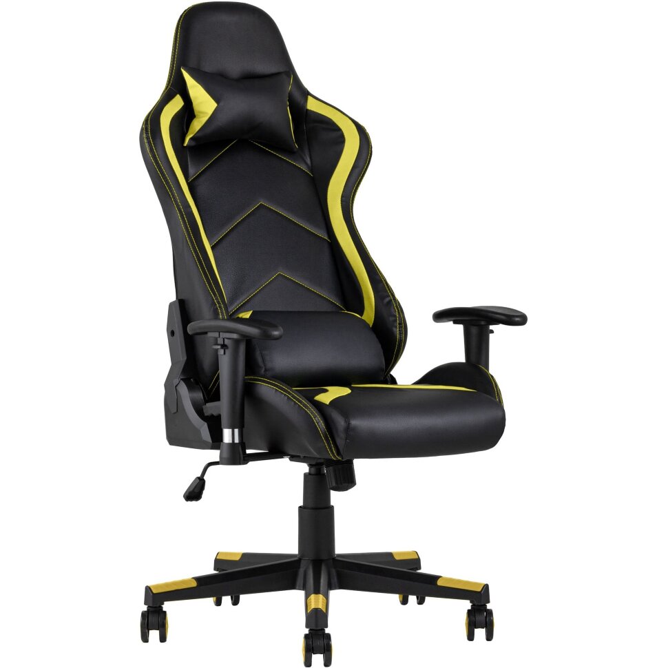 Кресло игровое TopChairs Cayenne желтое 