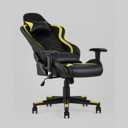 Кресло игровое TopChairs Cayenne желтое 