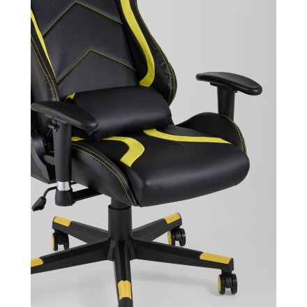 Кресло игровое TopChairs Cayenne желтое 