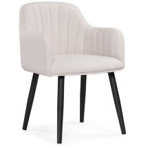 Стул на металлокаркасе Халли lamb 19 / черный