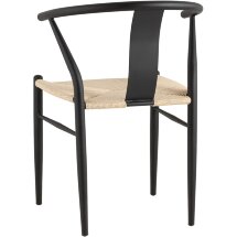 Стул обеденный Wishbone Style бежевый